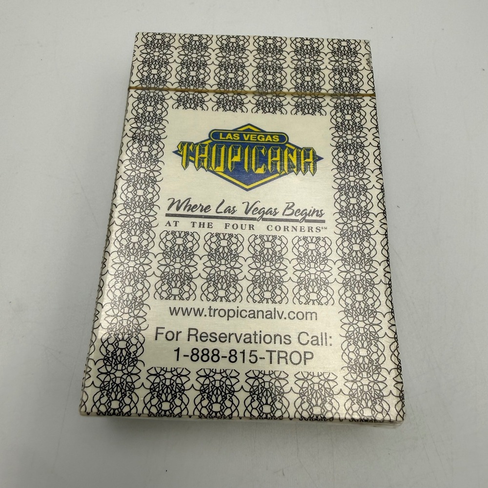Vintage Tropicana Las Vegas Casino Playing Cards Factory Sealed Four Corners